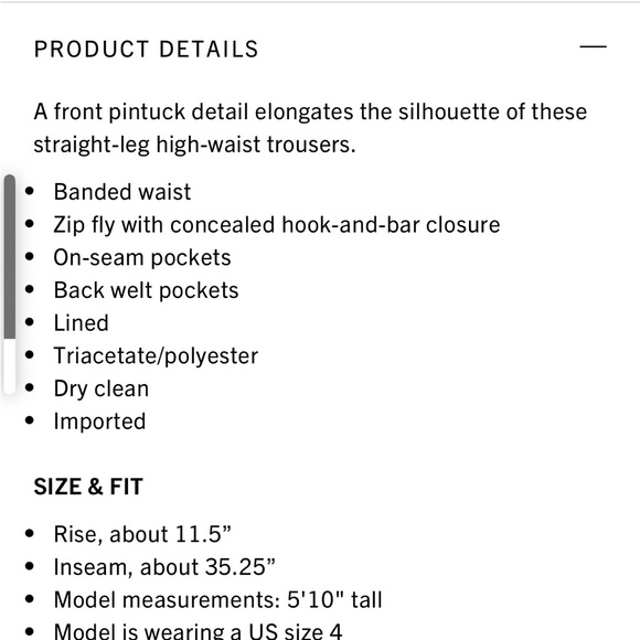 NWT Alice + Olivia Dylan satin black high rise pants size 2 - Picture 10 of 10